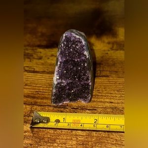 Natural Deep Purple Uruguay Amethyst Crystal Cluster Upright Stone Raw Amethyst
